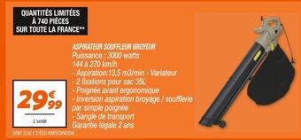 Netto Aspirateur souffleur broyeur offre