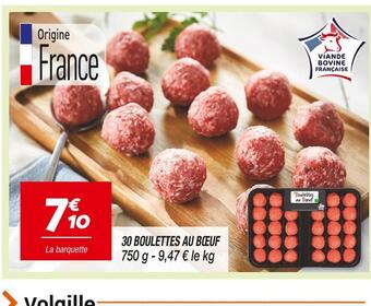 Netto 30 boulettes au bœuf offre