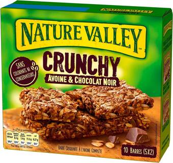 Match Nature valley barre de céréales offre