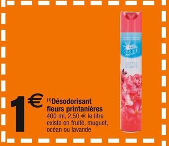 Cora x Carrefour (1)désodorisant fleurs printanières offre