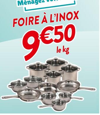 Cora x Carrefour Foire à l’inox offre