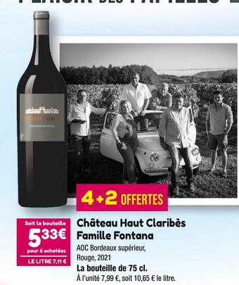 Famille fontana château haut claribès