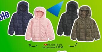 Cora x Carrefour Influx doudoune enfant offre