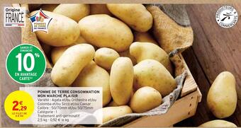 Intermarché Mon marche plaisir pomme de terre consommation offre
