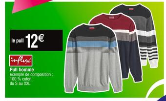 Cora x Carrefour Influx pull homme offre