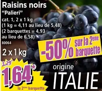 Norma Raisins Noirs offre