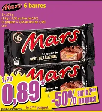 Norma 6 Barres offre