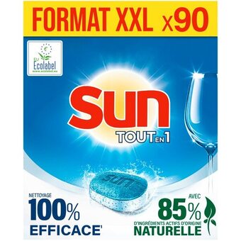 Carrefour Market Sun tablettes lave-vaisselle format xxl offre