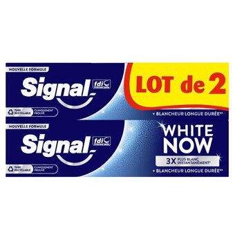 Carrefour Market Signal dentifrice white now offre