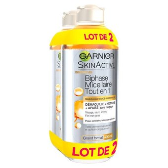 Carrefour Market Garnier solution micellaire tout en 1 offre