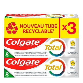 Carrefour Market Colgate dentifrice total défense 24h offre