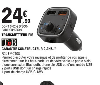 E.Leclerc L'Auto TRANSMETTEUR FM offre