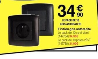 Chretien Matériaux Finition gris anthracite offre