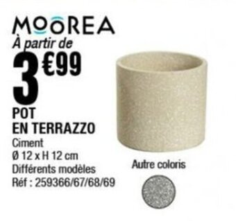 La Foir'Fouille POT EN TERRAZZO offre