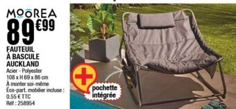 La Foir'Fouille FAUTEUIL À BASCULE AUCKLAND offre