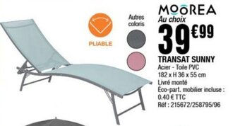 La Foir'Fouille TRANSAT SUNNY offre