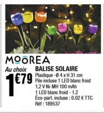 La Foir'Fouille BALISE SOLAIRE offre