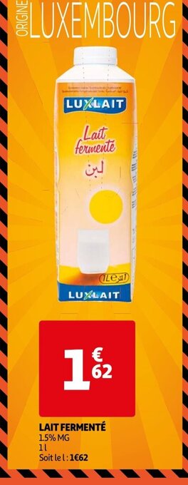Auchan LAIT FERMENTÉ offre