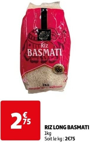 Auchan RIZ LONG BASMATI offre