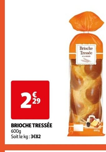 Auchan BRIOCHE TRESSÉE offre