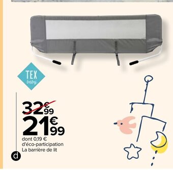 Carrefour Barierre de lit offre