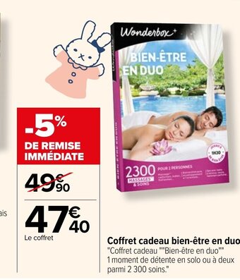 Carrefour Coffret cadeau bien-être en duo offre