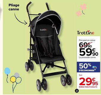 Carrefour Poussette canne maribor offre