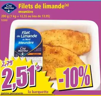 Norma Filets De Limande offre