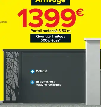 Castorama Portail motorisé offre