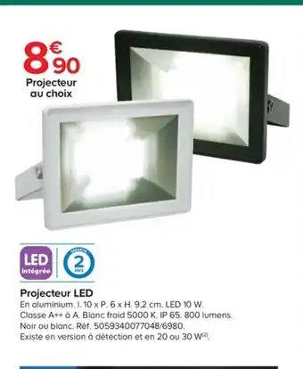 Castorama Projecteur LED offre