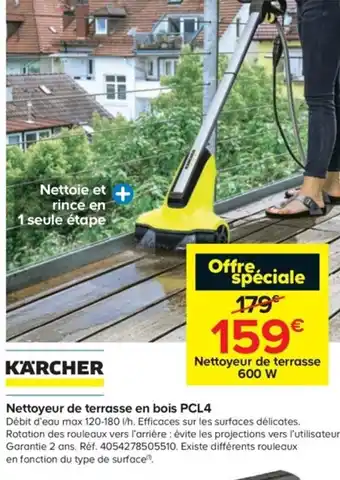 Nettoyeur de terrasse en bois PCL4