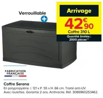 Castorama Coffre Serena offre