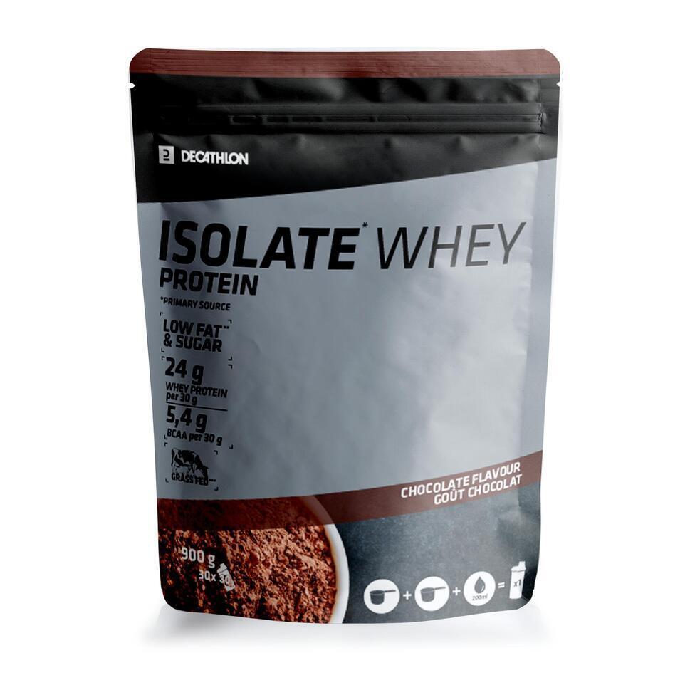 Promo Whey proteine isolate choco 900g chez Decathlon
