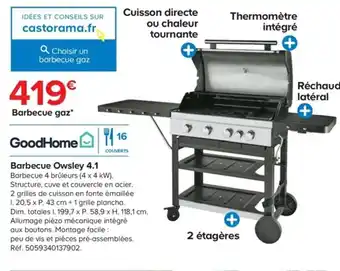Castorama Barbecue Owsley offre