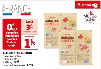 Auchan ALLUMETTES AUCHAN offre