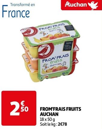 Auchan FROM'FRAIS FRUITS AUCHAN offre