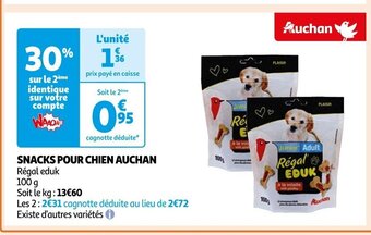 Auchan SNACKS POUR CHIEN AUCHAN offre