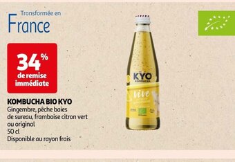 Auchan KOMBUCHA BIO KYO offre