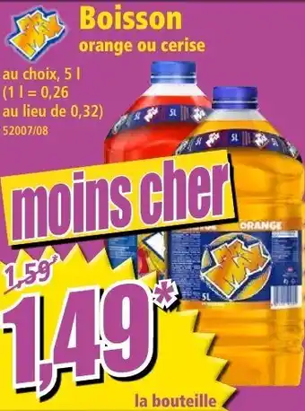 Norma Boisson Orange Ou Cerise offre