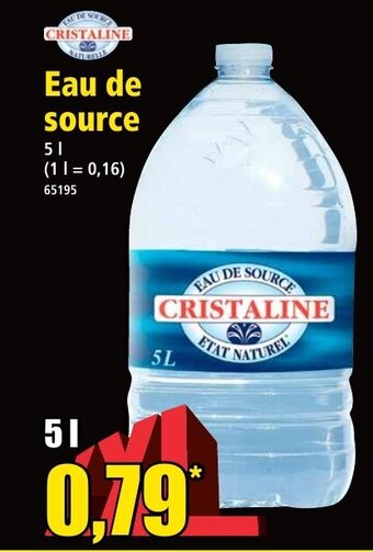 Norma Eau De Source offre