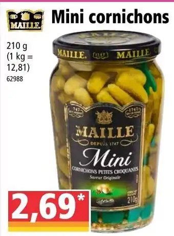 Norma Mini Cornichons offre