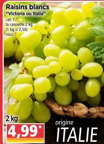 Norma Raisins Blancs offre