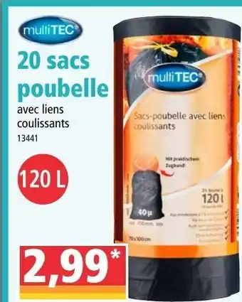 Norma 20 Sacs Poubelle offre
