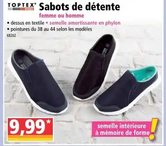 Norma Sabots De Détente offre