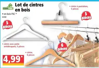 Norma Lot De Cintres En Bois offre