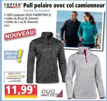 Norma Pull Polaire Avec Col Camionneur offre