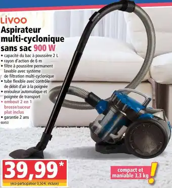 Norma Aspirateur Multi-Cyclonique Sans Sac offre