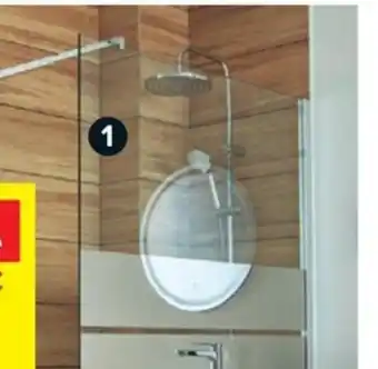 Castorama Paroi de douche walk-in Beloya offre
