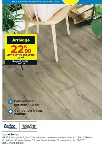Castorama Lame Senso offre