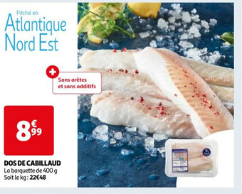 Auchan DOS DE CABILLAUD offre